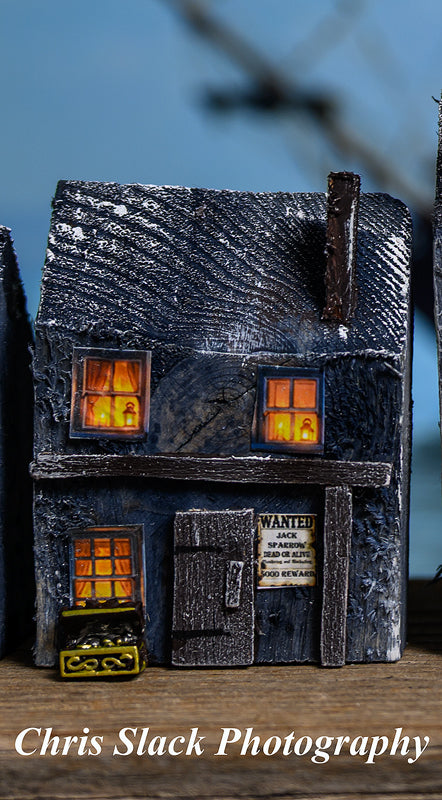 Handmade wooden Brixham Pirate Cottages 5