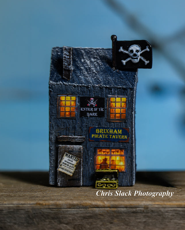 Handmade wooden Brixham Pirate Cottages 1
