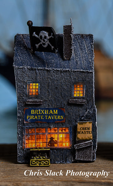 Handmade wooden Brixham Pirate Cottages 2