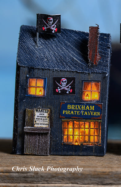 Handmade wooden Brixham Pirate Cottages 4